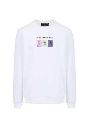 Iceberg graphic-print sweatshirt - White