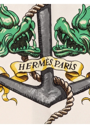 Hermès Pre-Owned 90 Pavois printed scarf - Neutrals