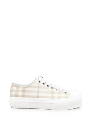 Burberry Check-pattern platform sneakers - Neutrals