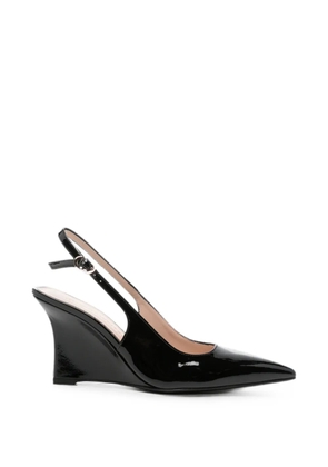 Stuart Weitzman Vinnie slingback wedge pumps - Black