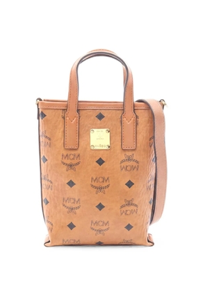 MCM Pre-Owned 2000s monogram leather tote bag - Neutrals