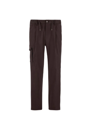 Herno drawstring straight-leg trousers - Brown