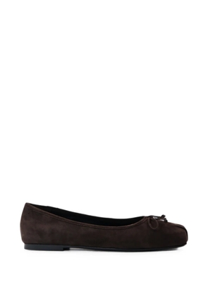 Notabene Serena bow-detail ballet flats - Brown