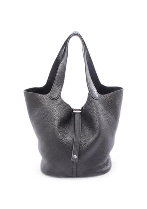 Hermès Pre-Owned 2016 MM Picotin Lock leather tote bag - Black