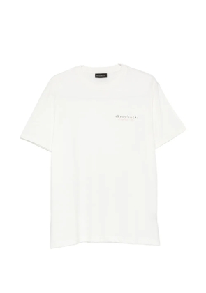 Throwback. logo-print T-shirt - White