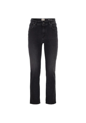 Weekend Max Mara slim-fit faded-effect jeans - Black