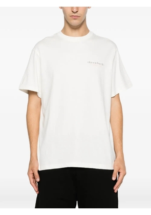 Throwback. logo-print T-shirt - White