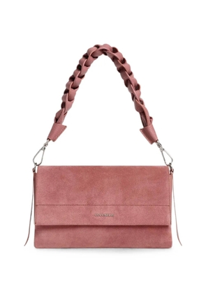 Coccinelle small Boheme braided-handle tote bag - Pink