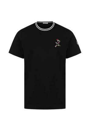 Moncler MonDuck logo-patch T-shirt - Black
