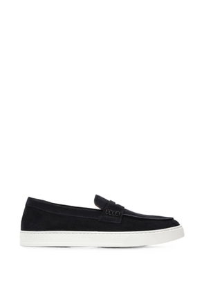 Doucal's suede penny-strap sneakers - Blue