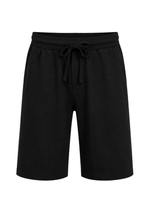 Iceberg logo-patch drawstring shorts - Black