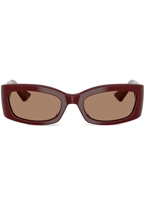 Oliver Peoples 1993C rectangular-frame sunglasses - Red