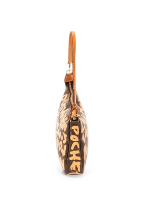 Louis Vuitton Pre-Owned monogram graffiti pouch - Brown