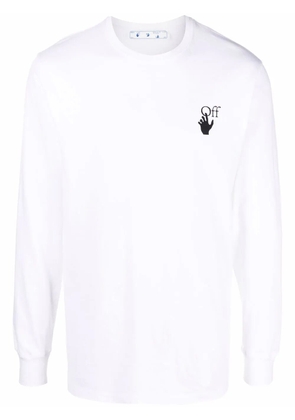 Off-White gradient Arrows-motif longsleeved T-shirt