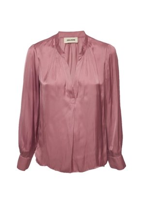 Zadig&Voltaire Tink V-neck blouse - Pink