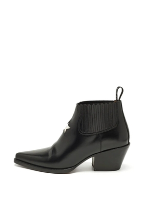 Christian Dior Pre-Owned leather ankle boots - Black