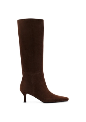 Proenza Schouler Trap boots in kid suede - Brown