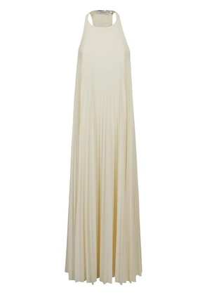 Sportmax pleated halter dress - Neutrals