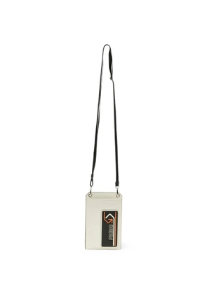 Prada Pre-Owned Saffiano logo patch phone pouch - Neutrals