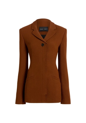Proenza Schouler Vioni jacket in heavy sable - Brown