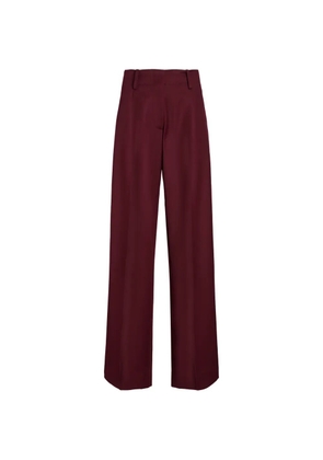 Proenza Schouler Halima pants in wool gabardine - Red