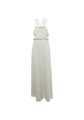 Missoni Pre-Owned cross-back ruffled maxi dress - Silver