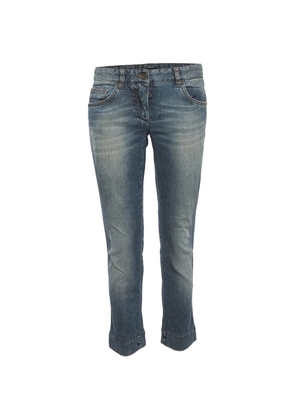 Dolce & Gabbana Pre-Owned cropped jeans - Blue