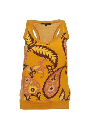 Gucci Pre-Owned paisley-print tank top - Orange