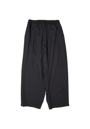 Yoshiokubo pleated wide-leg trousers - Black