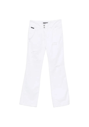 Dolce & Gabbana Pre-Owned 2000s distressed jeans - White