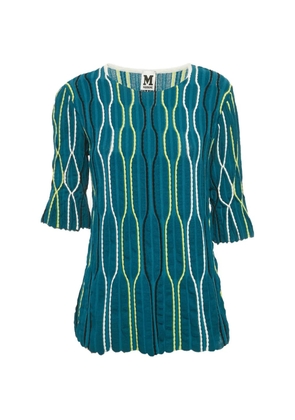 Missoni Pre-Owned wave-pattern T-shirt - Green