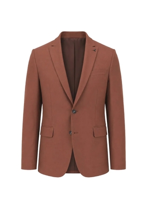 Patrizia Pepe slim-fit single-breasted blazer - Brown