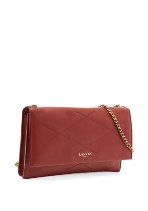 Lanvin Pre-Owned Sugar chain-strap leather shoulder bag - Red
