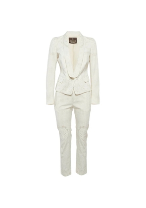 Roberto Cavalli Vintage paisley embroidered suit - Neutrals