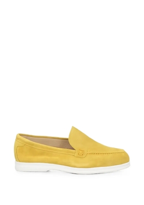 Doucal's suede slip-on loafers - Yellow