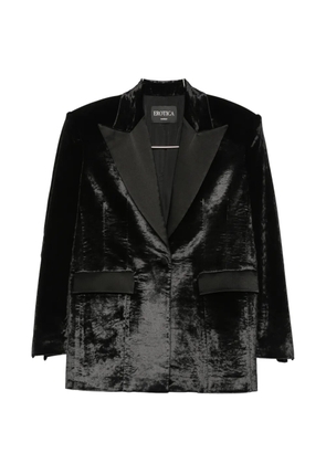 DONDUP crushed-velvet suit - Black