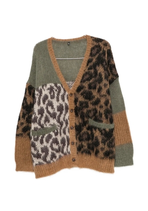 R13 leopard-print cardigan - Brown