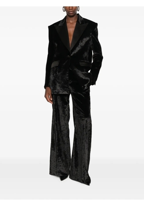 DONDUP crushed-velvet suit - Black