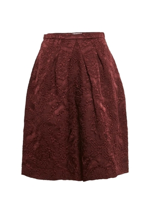 Christian Dior Pre-Owned jacquard flared skirt