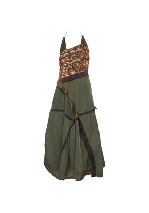 Bottega Veneta Pre-Owned 2016 asymmetrical midi dress - Green