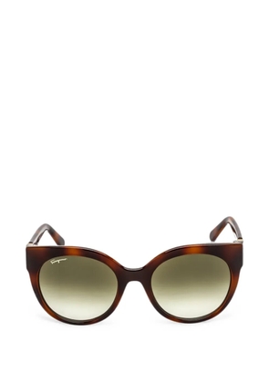 Ferragamo Eyewear round-frame sunglasses - Brown