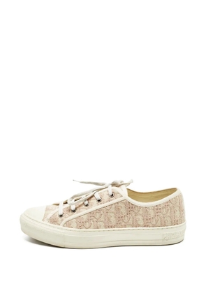 Christian Dior Pre-Owned Walk’n’Dior Oblique jacquard sneakers - Neutrals
