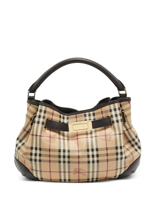 Burberry Pre-Owned medium Willenmore check tote bag - Brown