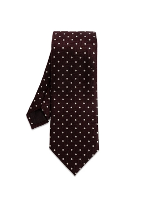 TOM FORD polka-dot silk tie - Red