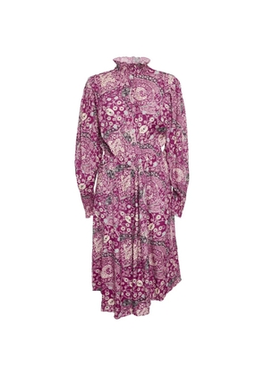 Isabel Marant Vintage Cescott printed midi dress - Pink