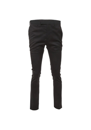 Christian Dior Pre-Owned gabardine-effect straight-leg trousers - Black