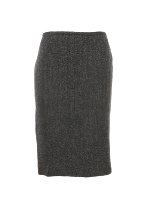 Louis Vuitton Pre-Owned pencil midi skirt - Grey