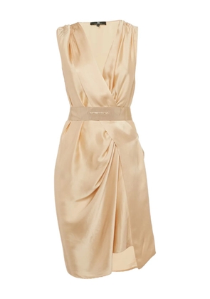 Elisabetta Franchi belted silk mini dress - Pink