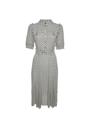 Elisabetta Franchi short-sleeves midi dress - White