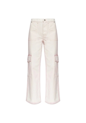 GANNI multi-pocket cargo pants - Pink